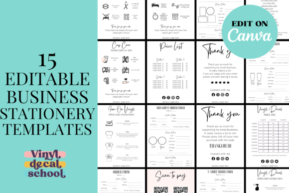 Download Cricut Business Stationery Bundle - Stationery Collection