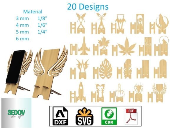 Download Mobile Phone Stands Set of 20 Pieces - Mobile Collection