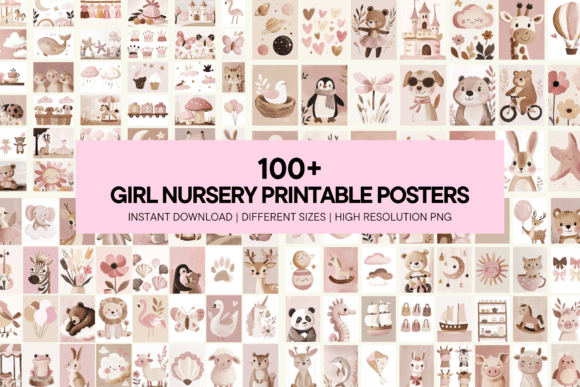 Download Girl Nursery Pastel Boho Pink Wall Art - Pastel Collection