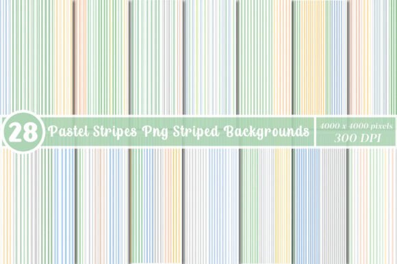 Download Pastel Stripes Png Striped Backgrounds - Pastel Collection