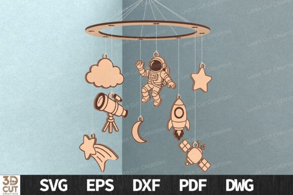 Download Space Baby Mobile SVG Cut - Mobile Collection