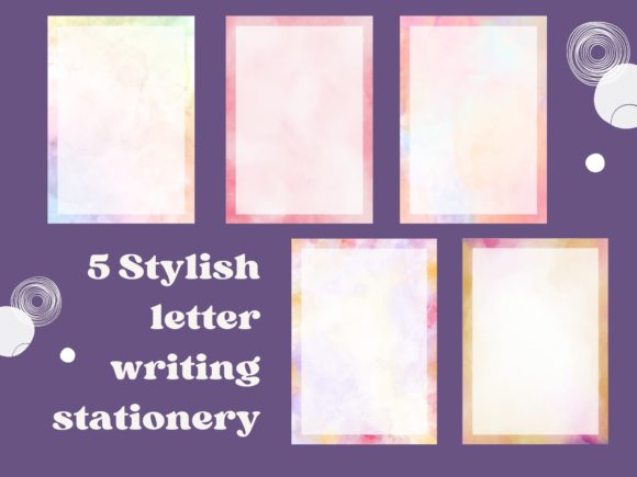 Download Watercolor Printable Letter Stationery - Stationery Collection