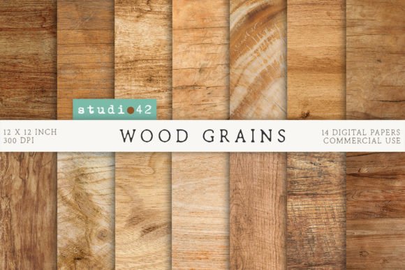 Download Wood Grain Textures Digital Papers - Premium Resources